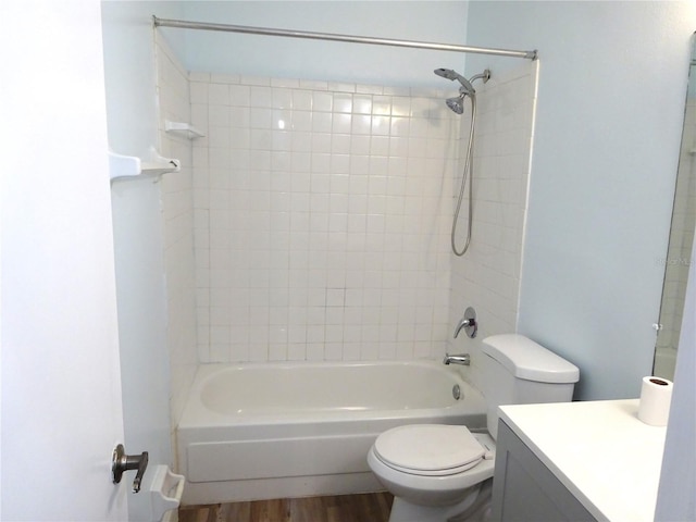 2864 N Powers Dr Unit 156, Orlando, FL 32818 - bathroom with vanity, shower / washtub combination, and wood finished floors