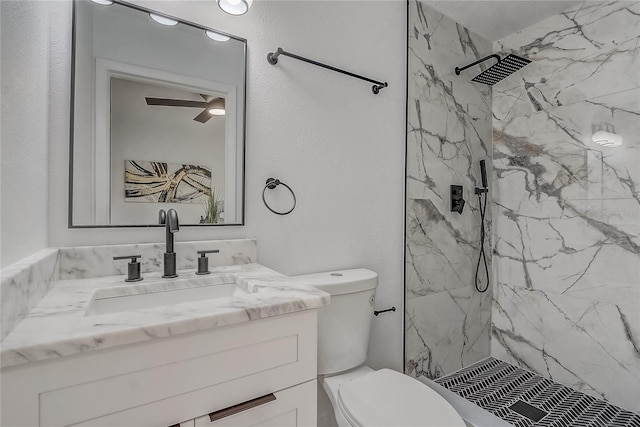 1921 Heathwood Dr, Winter Park, FL 32792 - bathroom featuring vanity and a marble finish shower