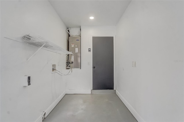 1921 Heathwood Dr, Winter Park, FL 32792 - laundry room with hookup for a washing machine and recessed lighting