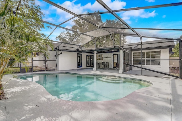 1921 Heathwood Dr, Winter Park, FL 32792 - outdoor pool with a patio area and a lanai