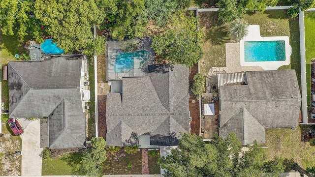 1921 Heathwood Dr, Winter Park, FL 32792 - aerial view of a pool area