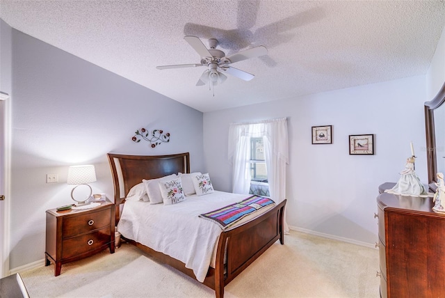 2031 Wekiva Reserve Blvd, Apopka, FL 32703 - bedroom featuring light carpet, a textured ceiling, and ceiling fan