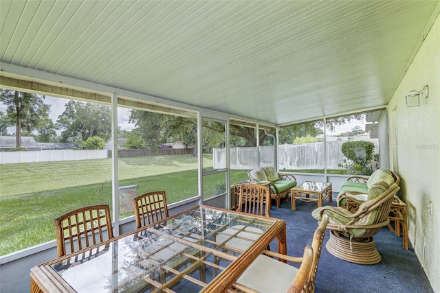 2031 Wekiva Reserve Blvd, Apopka, FL 32703 - sunroom / solarium with plenty of natural light, outdoor dining area, and an outdoor living space
