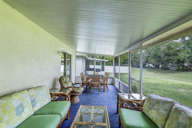 2031 Wekiva Reserve Blvd, Apopka, FL 32703 - sunroom with an outdoor living space and outdoor dining space