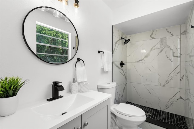 608 Pearl Rd, Winter Springs, FL 32708 - bathroom with vanity and a marble finish shower