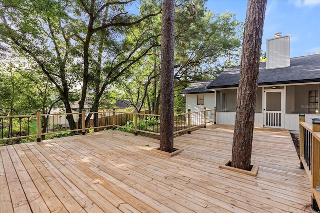 643 Princewood Dr, Deland, FL 32724 - view of wooden terrace