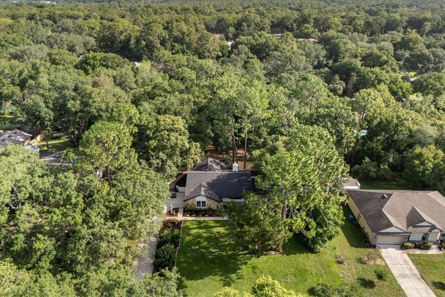 643 Princewood Dr, Deland, FL 32724 - view from above of property featuring a forest