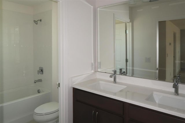 14568 Crestavista Ave, Clermont, FL 34714 - bathroom featuring double vanity and bathtub / shower combination