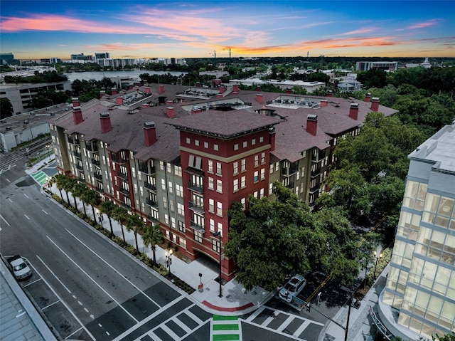 911 N Orange Ave Unit 443, Orlando, FL 32801 - aerial view at dusk