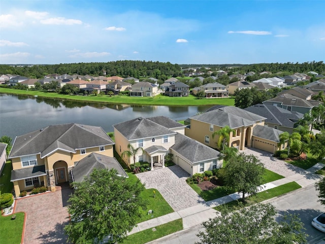 5819 Covington Cove Way, Orlando, FL 32829 - aerial perspective of suburban area with a nearby body of water