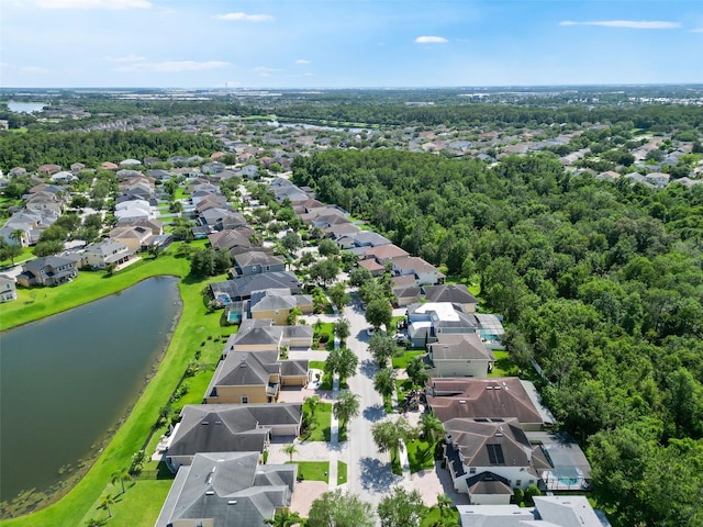 5819 Covington Cove Way, Orlando, FL 32829 - aerial perspective of suburban area featuring a nearby body of water