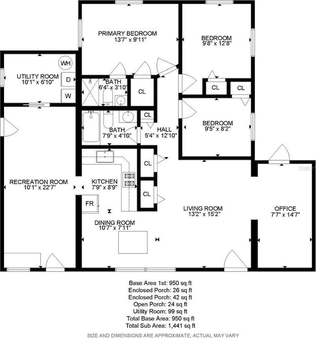808 Camphor Way, Melbourne, FL 32901 - view of home floor plan