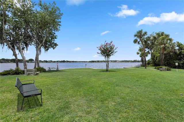 308 N Shadowbay Blvd Unit 214, Longwood, FL 32779 - view of grassy yard featuring a water view