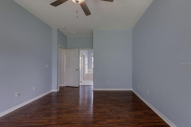2237 Wintermere Pointe Dr, Winter Garden, FL 34787 - spare room with a ceiling fan and wood finished floors