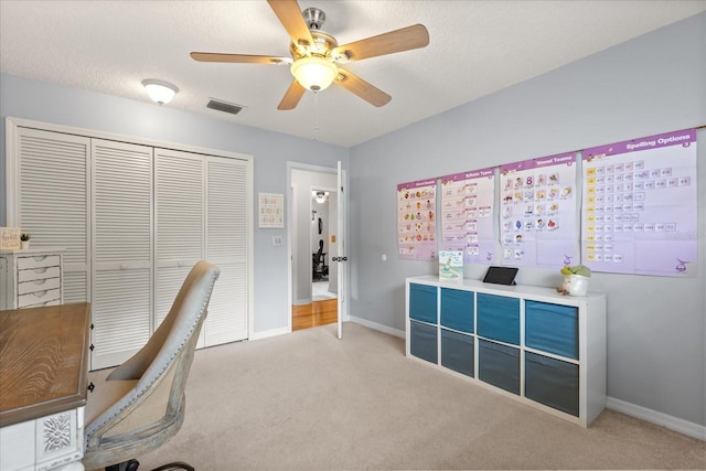 548 Timber Ridge Dr, Longwood, FL 32779 - unfurnished office featuring ceiling fan and light carpet