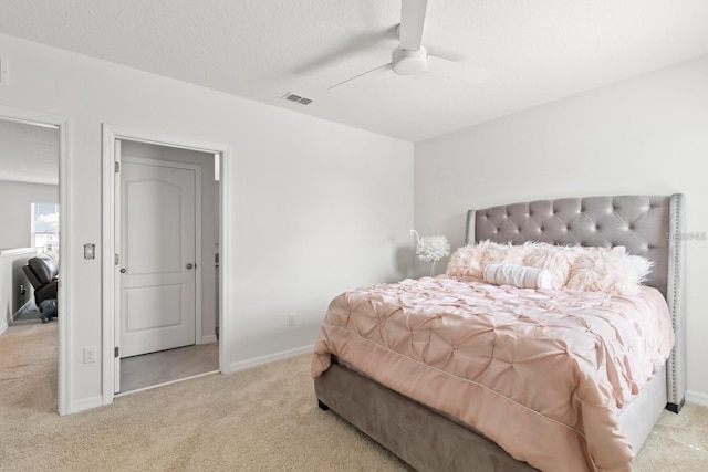 2355 White Lilly Dr, Kissimmee, FL 34747 - bedroom with carpet and ceiling fan