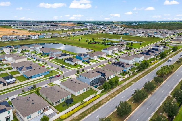 2355 White Lilly Dr, Kissimmee, FL 34747 - aerial perspective of suburban area featuring a nearby body of water
