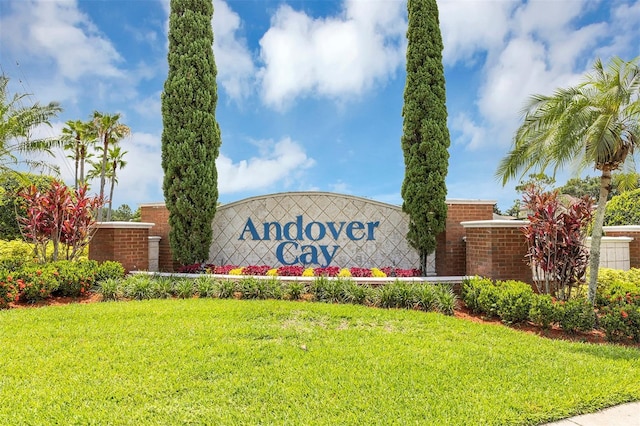 3706 Andover Cay Blvd, Orlando, FL 32825 - community / neighborhood sign with a yard