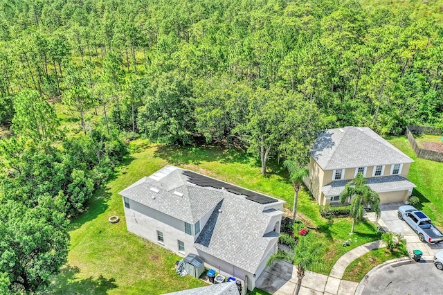 3706 Andover Cay Blvd, Orlando, FL 32825 - view from above of property featuring a forest