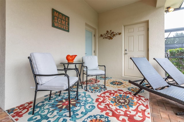 8912 Rhodes St, Kissimmee, FL 34747 - view of patio / terrace with a lanai