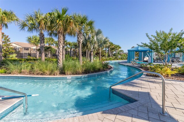 8912 Rhodes St, Kissimmee, FL 34747 - community pool featuring a gazebo