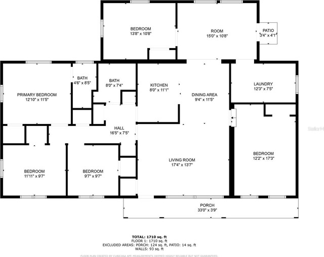 5908 Laconia Rd, Orlando, FL 32808 - view of property floor plan