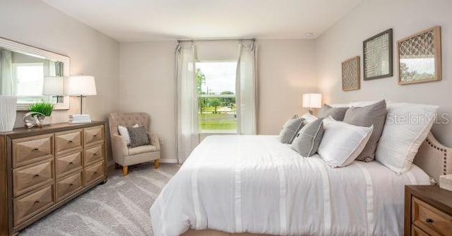 61 Bruce Ln, Palm Coast, FL 32137 - bedroom featuring multiple windows and light colored carpet