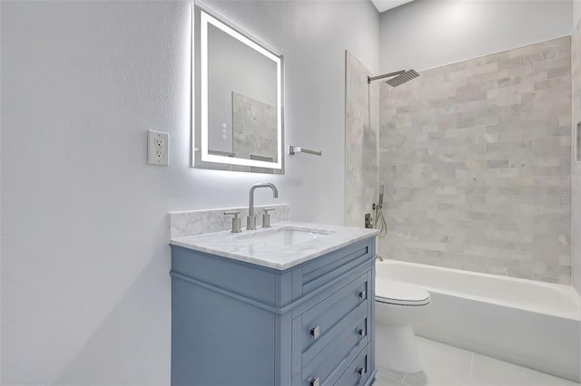 4413 W Wallcraft Ave, Tampa, FL 33611 - full bathroom featuring vanity and shower / tub combination
