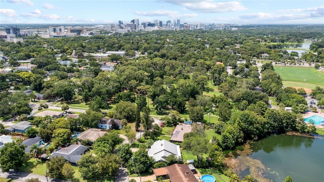 2312 S Summerlin Ave, Orlando, FL 32806 - aerial view of property's location featuring a large body of water and nearby urban area