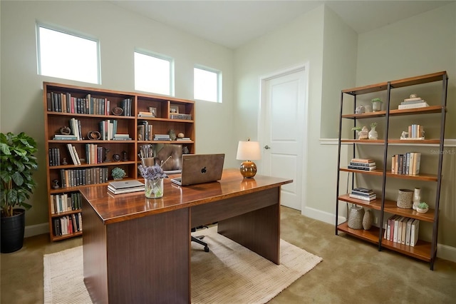 1222 Castlevecchio Loop, Orlando, FL 32825 - office area featuring baseboards and light colored carpet