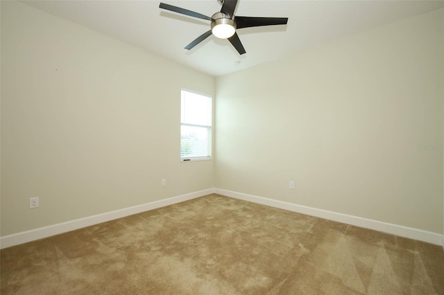 1222 Castlevecchio Loop, Orlando, FL 32825 - spare room with light colored carpet and ceiling fan