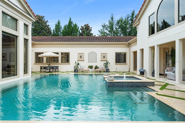 3426 Cocard Ct, Windermere, FL 34786 - view of pool with a pool with connected hot tub and a patio