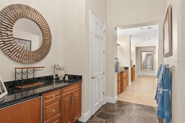 3426 Cocard Ct, Windermere, FL 34786 - full bathroom featuring marble tiled flooring and vanity