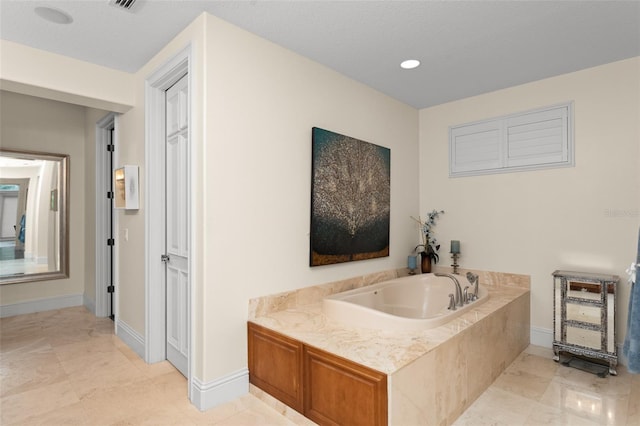 3426 Cocard Ct, Windermere, FL 34786 - bathroom featuring a garden tub and recessed lighting
