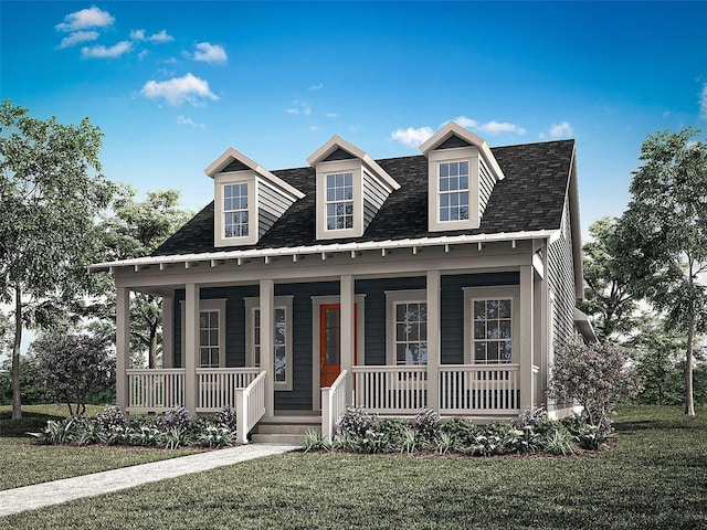 1993 Beach Ter, Celebration, FL 34747 - view of front of property featuring a front yard, covered porch, and a shingled roof