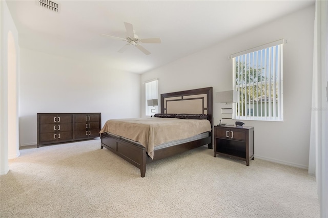 2782 Cedar Knoll Dr, Apopka, FL 32712 - carpeted bedroom featuring baseboards and ceiling fan