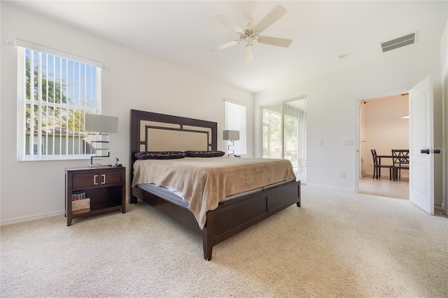 2782 Cedar Knoll Dr, Apopka, FL 32712 - bedroom featuring carpet, multiple windows, and ceiling fan