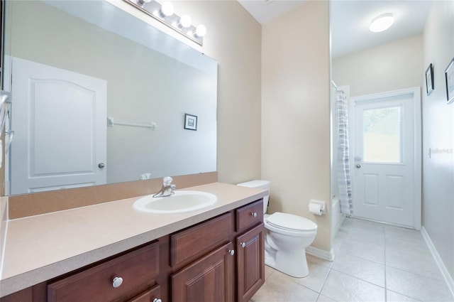 2782 Cedar Knoll Dr, Apopka, FL 32712 - full bathroom featuring vanity and tile patterned flooring