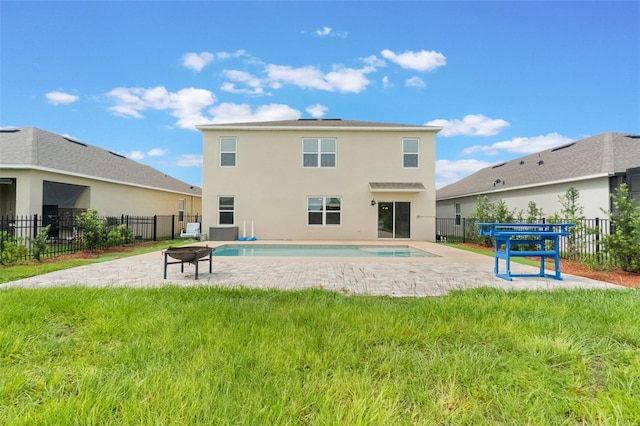 6808 Cranes Roost Rd, Harmony, FL 34773 - rear view of house with a patio and stucco siding