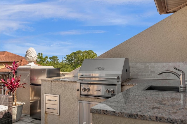 3508 Porta Romano Way, Lake Mary, FL 32746 - view of patio / terrace featuring a sink and area for grilling