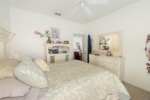 1125 Lake Shadow Cir Unit 5308, Maitland, FL 32751 - bedroom with carpet and ceiling fan