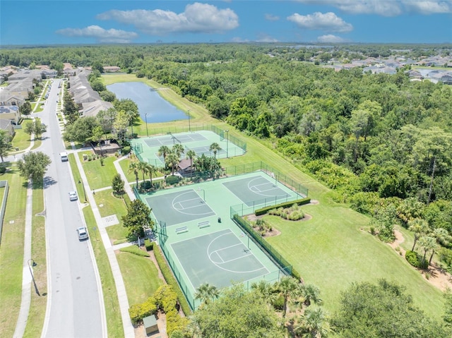 1191 Honey Blossom Dr Unit D, Orlando, FL 32824 - drone / aerial view of a large body of water and a forest
