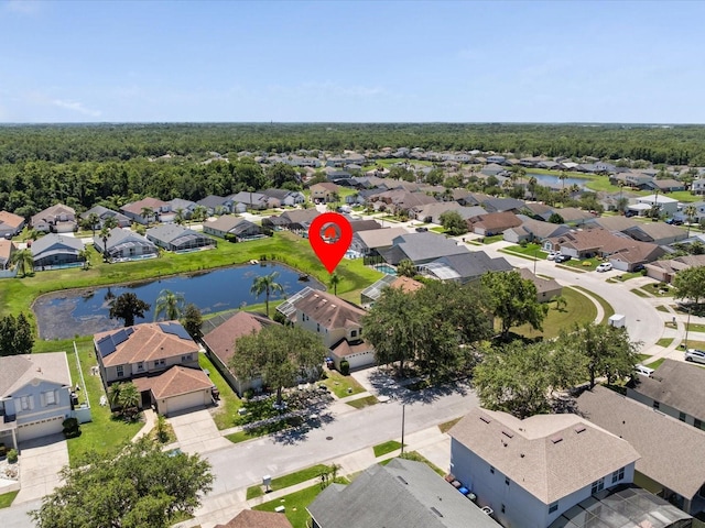1111 Liberty Hall Dr, Kissimmee, FL 34746 - aerial view of residential area with a nearby body of water