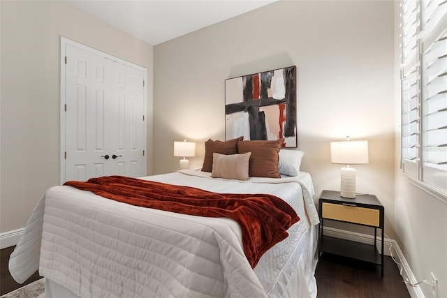 4310 Ethan Ln, Orlando, FL 32814 - bedroom with wood finished floors and a closet