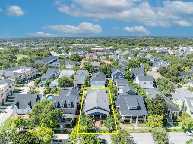 4310 Ethan Ln, Orlando, FL 32814 - aerial perspective of suburban area with property boundaries highlighted