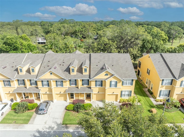 1534 Barking Deer Cv, Casselberry, FL 32707 - aerial perspective of suburban area with a heavily wooded area