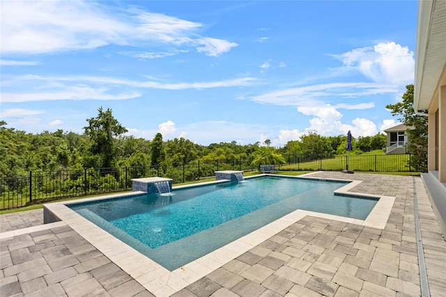 16412 Good Hearth Blvd, Clermont, FL 34711 - view of pool with a patio and a fenced backyard