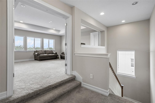 16412 Good Hearth Blvd, Clermont, FL 34711 - stairway with carpet and recessed lighting