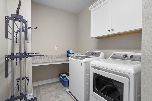 16412 Good Hearth Blvd, Clermont, FL 34711 - washroom featuring cabinet space, separate washer and dryer, and light tile patterned floors