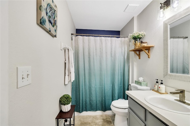 2919 Foraker Way, Kissimmee, FL 34758 - bathroom featuring vanity and curtained shower